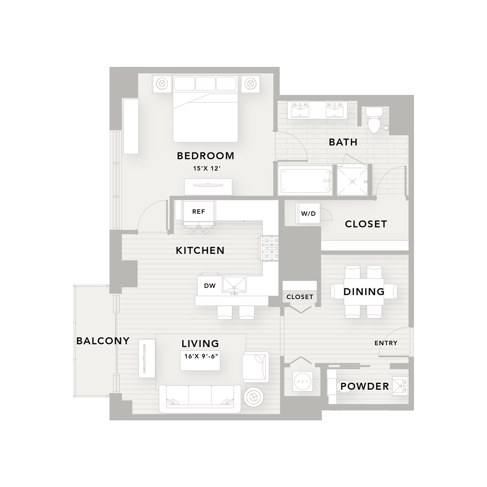 The Star, Luxury Apartment in Downtown Houston Texas; pet friendly one and two bedroom apartment homes in historic Texaco building