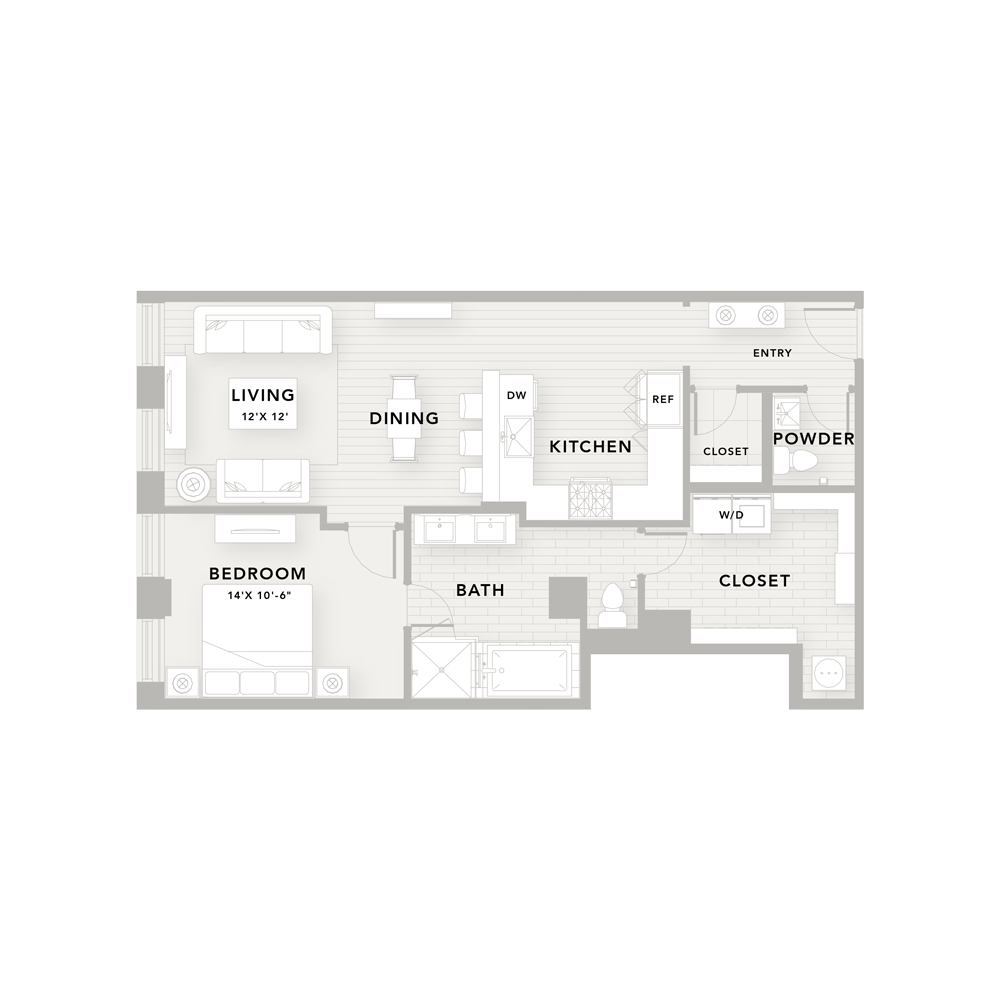 The Star, Luxury Apartment in Downtown Houston Texas; pet friendly one and two bedroom apartment homes in historic Texaco building